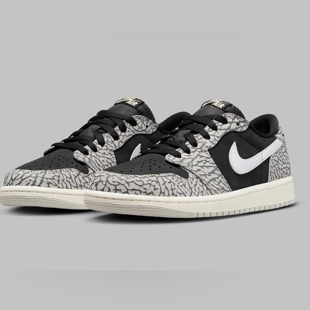Air Jordan 1 Low ‘Elephant Print’